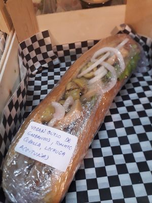Bocadillo vegan. 👌 at Kalí Órexi by Labocatorio in Bilbao