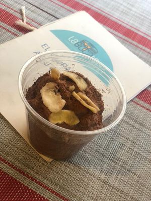 Mousse de chocolate con frutas secas!! at Kalí Órexi by Labocatorio in Bilbao