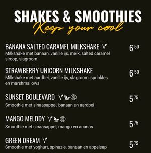 Vegetarian/vegan options clearly labeled. English menu available online. at The Blueberry in Amersfoort