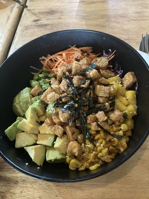 Tempeh bowl (VG/GF)  at The Greenhouse in Vientiane