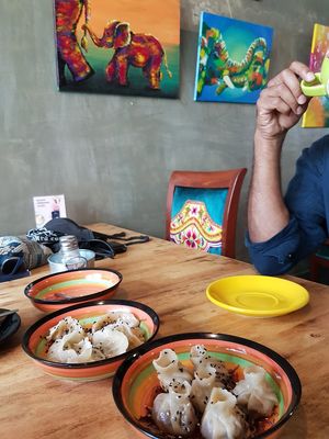 Vegan dumplings to die for at The Greenhouse in Vientiane