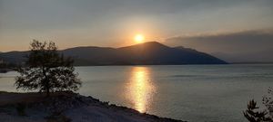 View from the terrace at Charly's Pension in Egirdir