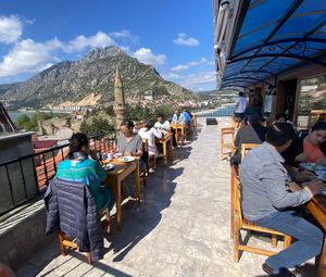 breakfast terrace :) at Charly's Pension in Egirdir