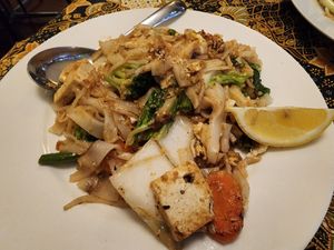 Pad Thai with tofu at Goulburn Thai in Goulburn