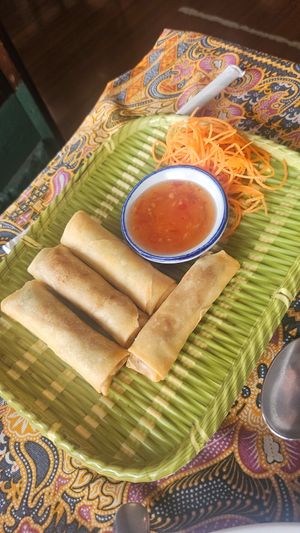 Spring rolls at Goulburn Thai in Goulburn