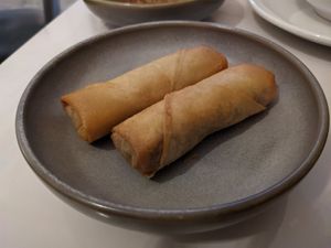 Spiced vegetable spring roll at Donna Chang in Brisbane
