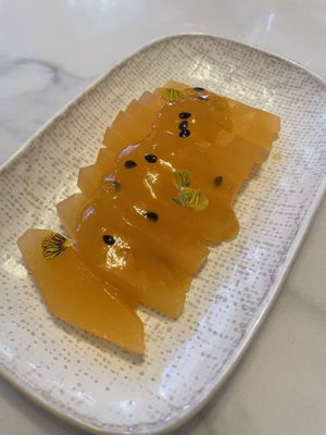 Dessert - “condensed fruit"  at Donna Chang in Brisbane