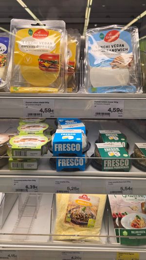 Vegan cheese at Veritas in Palafrugell