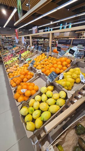 Fresh produce at Veritas in Palafrugell