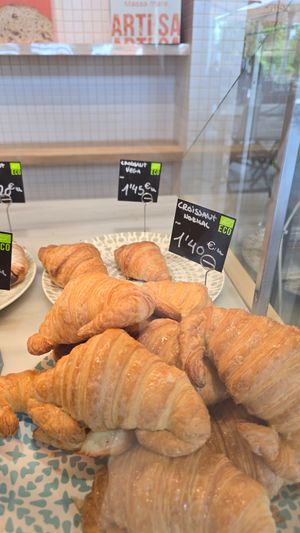 Vegan croissants at Veritas in Palafrugell