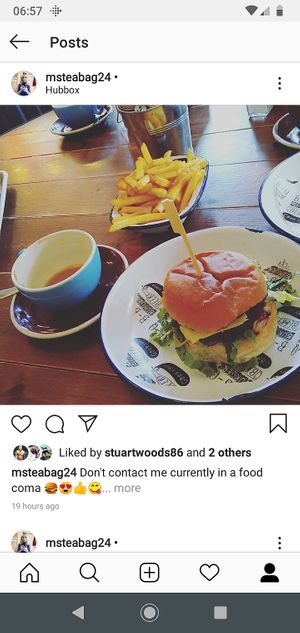 The all Star plant based burger with vegan cheese with beetroot blood texture. at Hubbox in Truro