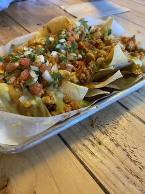 Boss Nachos at Earth Plant Based in Phoenix