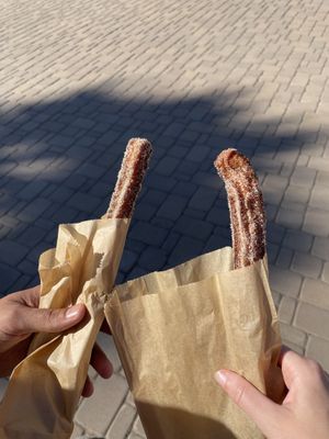 Churros- $7 for both together at Earth Plant Based in Phoenix
