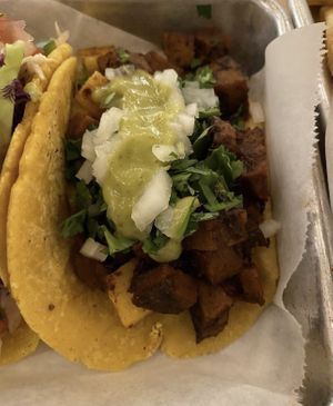 Al pastor was just ok   at Earth Plant Based in Phoenix