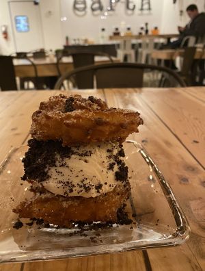 Churro ice cream sandwich   at Earth Plant Based in Phoenix