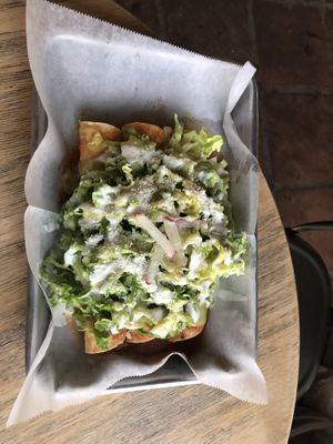 Flautas de papa were crispy with a great crema   at Earth Plant Based in Phoenix