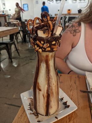 Monster milkshake at Earth Plant Based in Phoenix