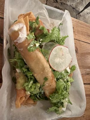 Potato Flautas  at Earth Plant Based in Phoenix