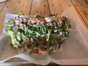 Vegan chimichanga!!!  at Earth Plant Based in Phoenix