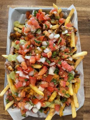Loaded fries  at Earth Plant Based in Phoenix