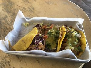 Forgot to take a photo before I took a bite!  at Earth Plant Based in Phoenix