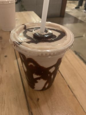 Chocolate peanut butter cup milkshake   at Earth Plant Based in Phoenix