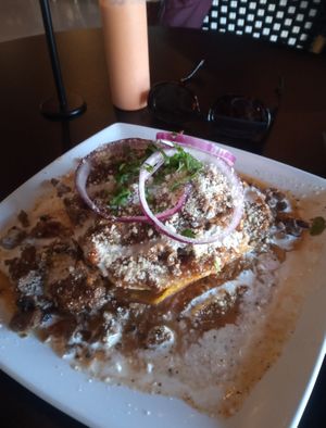 huevas rancheros at Earth Plant Based in Phoenix