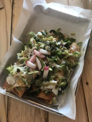 Flautas de Pollo  at Earth Plant Based in Phoenix