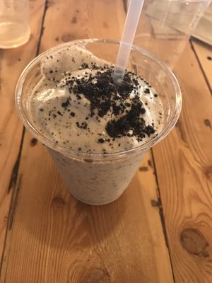 Cookies and cream milkshake at Earth Plant Based in Phoenix