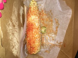 Mexican Street corn (elote) at Earth Plant Based in Phoenix