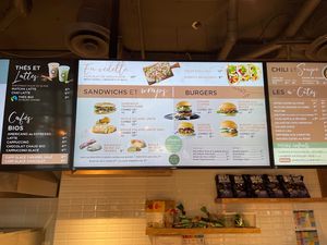 Sandwich menu at Copper Branch - Stanley in Montreal