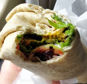 Falafel wrap at Copper Branch - Stanley in Montreal