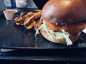 Nashville Chicken Sandwich - Amazing   at Copper Branch - Stanley in Montreal