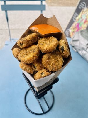 Fried pickles  at Diller in New York City