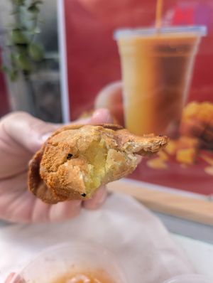 Samosa at Chai Walla in Cambridge