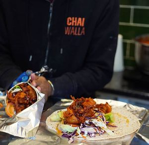 Bhaji wrap at Chai Walla in Cambridge