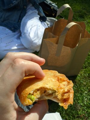 Samosa, comes with £6 wrap at Chai Walla in Cambridge