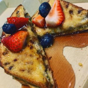 Strawberry French Toast at Vegan Jus in Strongsville