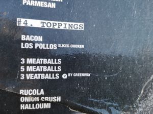 Menu at Bavet in Leuven