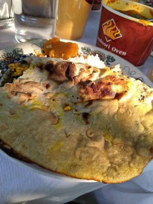 Their roti is vegan but not the naan at Tandoori Oven in Logan