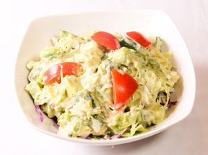 Avgado salad  at Everest Kitchen in Tama