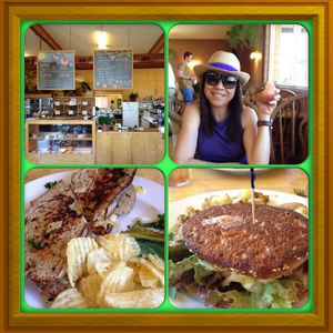 Pleasant setting with vegan options at Lighthouse Center Bakery and Cafe in Umpqua