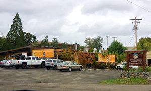 Entrance of Lighthouse Center Bakery and Cafe at Lighthouse Center Bakery and Cafe in Umpqua