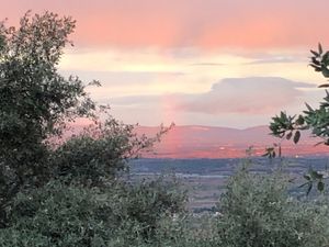 view from the room at Studio Vert  in Laroque-des-alberes