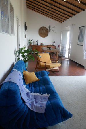 Relax in our community hub with WiFi, netflix and stunning view of the region.  at Studio Vert  in Laroque-des-alberes