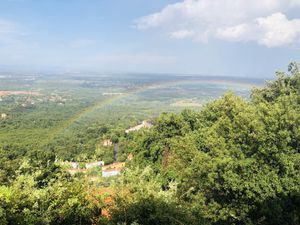 Rainbow  at Studio Vert  in Laroque-des-alberes