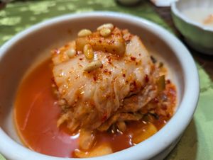 Chaegeundaam bossam kimchi at Chaegundaam - 채근담 in Seoul