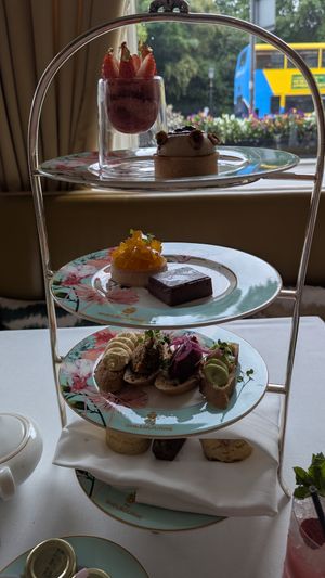 Vegan options for food at The Lord Mayor's Lounge at The Shelbourne in Dublin