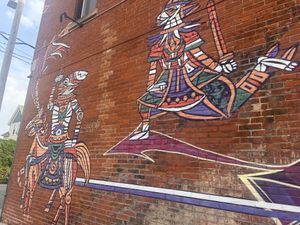 Great decor - very cute restaurant   at Pete's Thai Kitchen in Dubuque