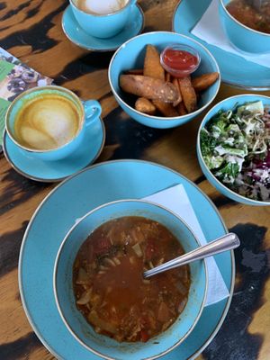 Food & drinks   at Zu Cafe in Lewes